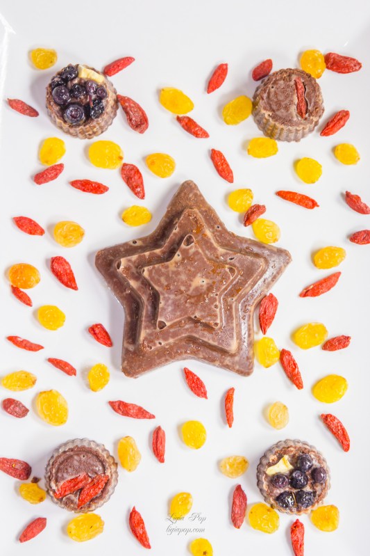 Ciocolata cu afine si goji