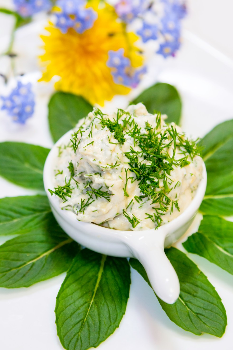 Crema de branza cu marar